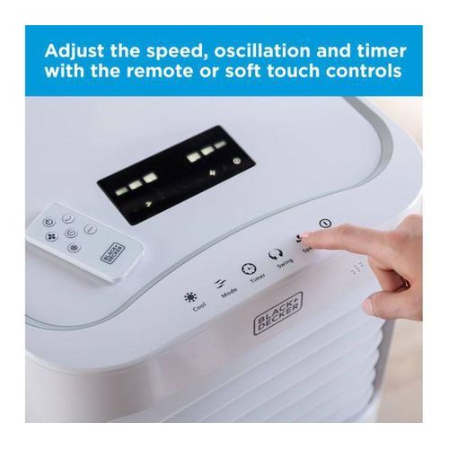 BLACK AND DECKER Digital display air cooler with fan and remote control - image 2