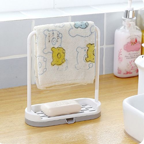 Kitchen Organizer Towel Rack Bathroom Hanging Holder Cabinet