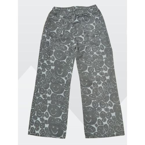 Fashion Super quality luxury unisex patterned baggy jeans - image 2