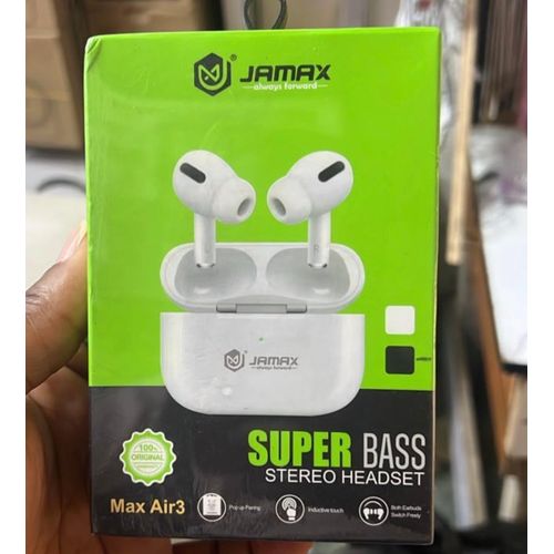 Generic Jamax Max Air3 Super Bass Stereo Headset