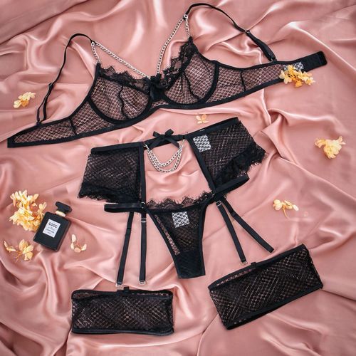 Generic Underwire Exotic Sets Sexy Sensual Brassiere Lingerie Set