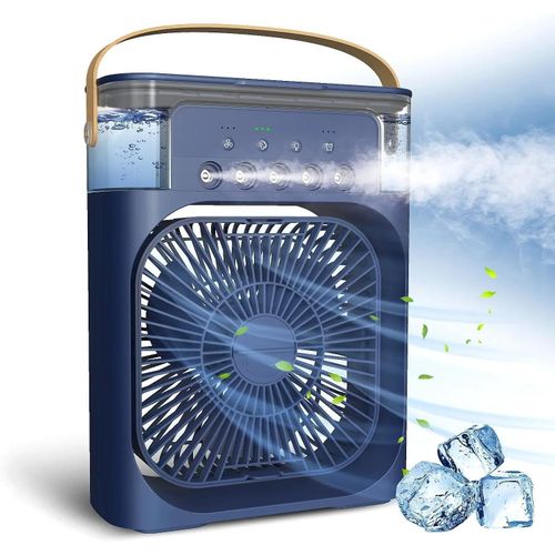 product_image_name-Generic-3-in-1 air conditioner humidifier, mini air cooler, air conditioner purifier -  Blue-1