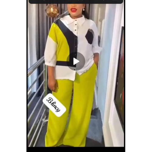 Fashion Ladies Beautiful 2set Top And Pant | Jumia Nigeria