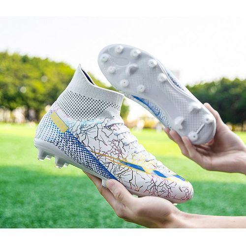 Studded top soccer boots