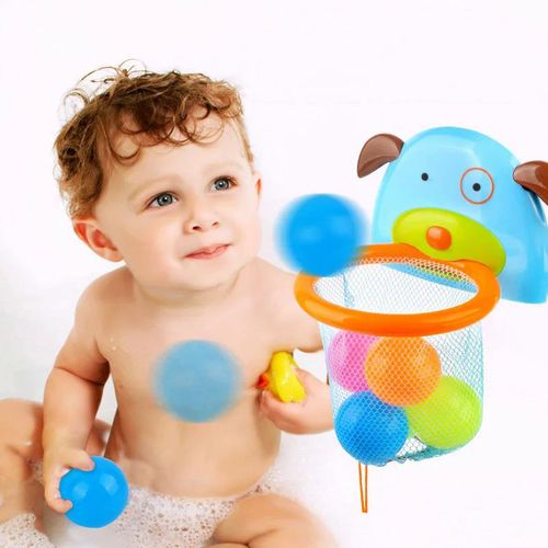 Toddler Bath Toys Kids Shooting Basket Bathtub Water Play Set For Baby Bath  Toys