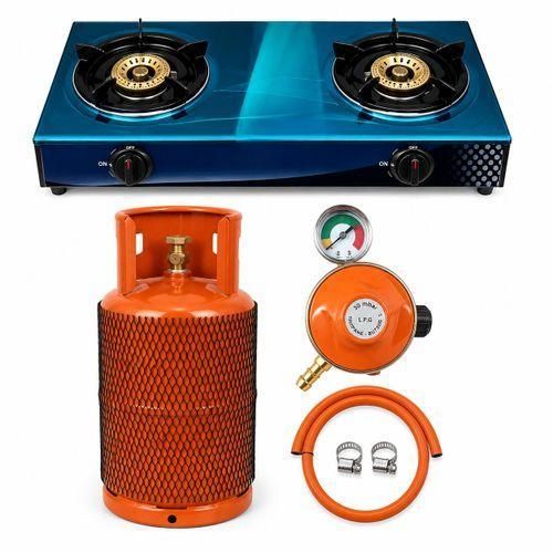 Generic Gas Cylinder 12.5kg+Cooker, Meter Regulator Hose+Clip(O)
