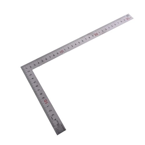 Generic Metal Steel Right Angle Ruler Engineers Try Square