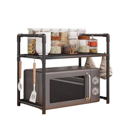 Generic Expandable Microwave Oven Racks - Metal Stand - image 3