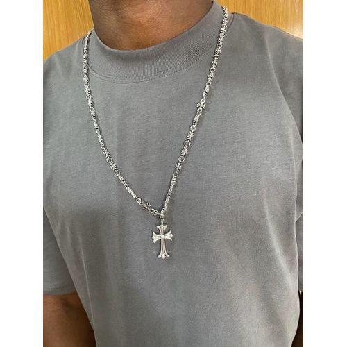 product_image_name-Fashion-Pattern Stylish Long Cool Steel Men's Punk Neckpiece-1