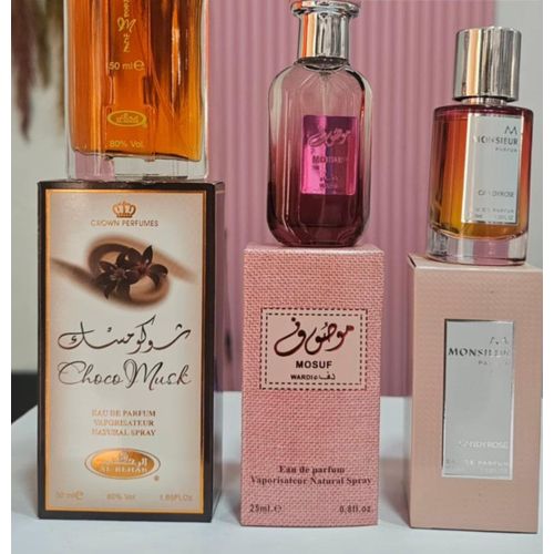 product_image_name-Generic-Choco Musk 50ml & Monsieur Candy Rose 39ml & Mousuf Wardi 25ml-1