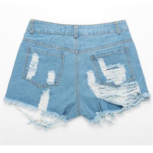 Generic Summer Womens High Waist Ripped Hole Short Jeans Washed Distressed Sexy Denim Shorts Hot Pants Jumia Nigeria