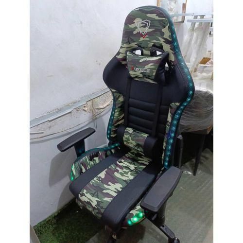 Generic FURGLE Computer Racing Gaming Ergonomic Chair + Footrest- Multi - image 3