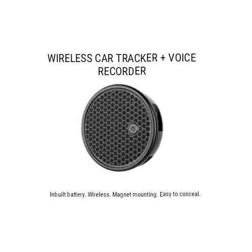 Caleocom Wireless Car Tracker and Voice Recorder Inbuilt Battery.