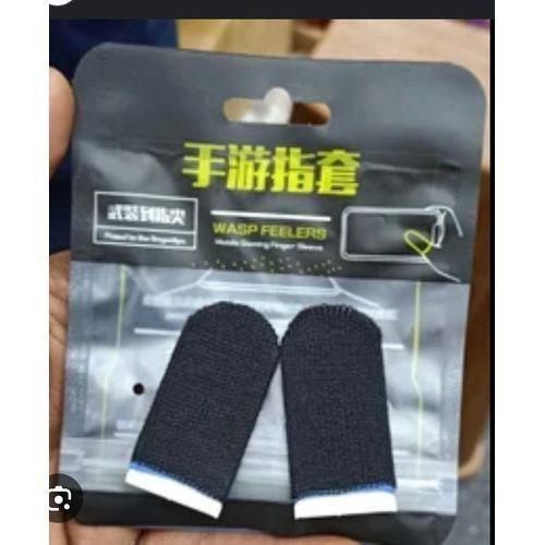 Generic 2pcs Gaming Finger Sleeves - Breathable, Sweat-Proof Touch Screen Finger Cots for Enhanced Comfort & Precision