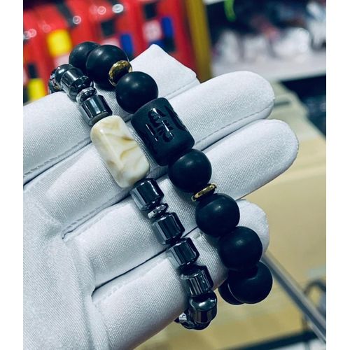 product_image_name-Fashion-2 IN 1 Hand bead for men pearl bracelet men gift set-1