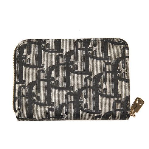 Elegant Women’s Classic Monogram Zip-Around Short Wallet & Card Holder