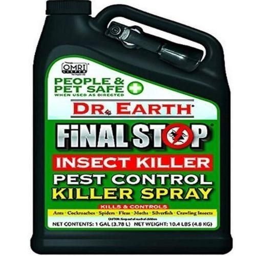 DR. EARTH  Final Stop Pest & Insect Control Killer Spray 1 Gallon 3.78 Liters