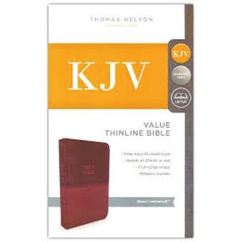 Jumia Books KJV Holy Bible Value Thinline Brown Leathersoft,
