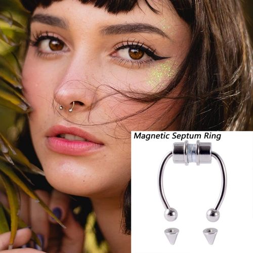 Buy Stylish Nose Ring Without Piercing Nose Pin Non Piercing Nose Studs Set  For Girls And Women - 3Pcs Combo Nose Ring Set Online In India At  Discounted Prices