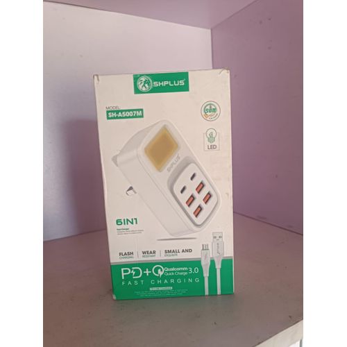 product_image_name-SHPLUS-6-In-1 Multi Charging Cable Hub – USB Fast Charging Cable For Multiple Devices-1