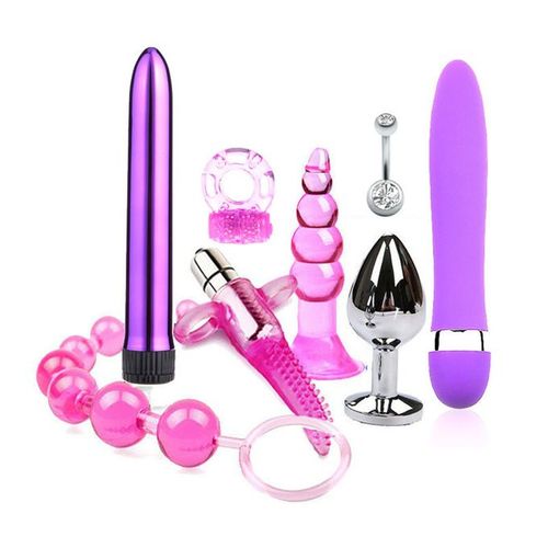 Generic 7Pcs/Set Adult Sex Toys Vibrator Kit Private Sex Toys Flirt