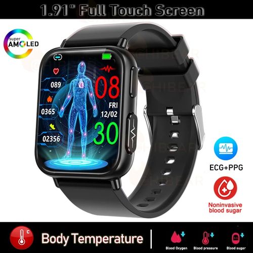 product_image_name-Generic-ECG+PPG Blood Glucose Smart Watch Men Blood Pressure Monitor IP68 Waterproof Smartwatches-1