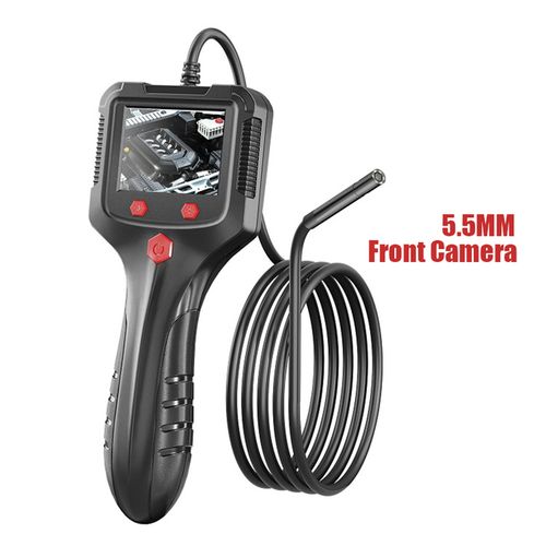 MASO 10M Industial Borescope 4.3 Color LCD Screen F200 Inspection Cameras  Waterproof Endoscope 1080P HD with 8Leds Probe USB Rechargable