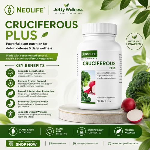 Neo NEOLIFE Cruciferous Plus - Breast, Prostate & Hormone Support - 60 Tablets