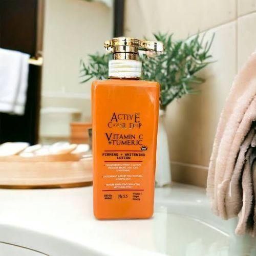 product_image_name-Active- Drip Vitamin C Tumeric Firming Whiteninng Lotion (Active Caviar) Orange-1