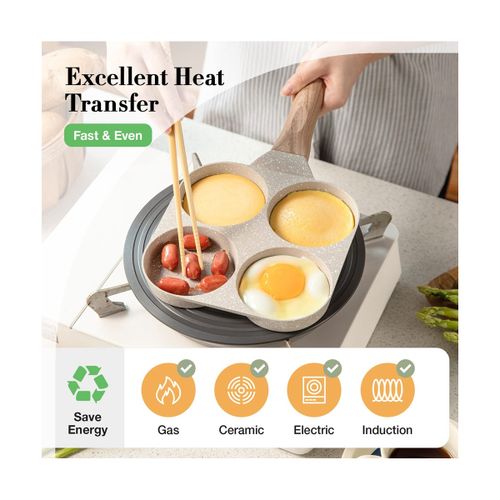 Shop 915 Generation Egg Pan Omelette Pan, 4-Cup Nonstick Egg