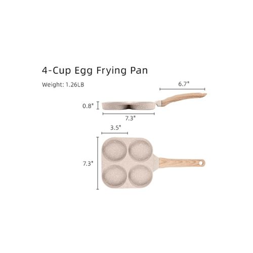 Shop 915 Generation Egg Pan Omelette Pan, 4-Cup Nonstick Egg