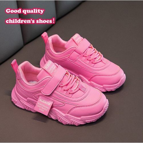 Dyfzdhu Spring Summer Children Sports Shoes Boys Girls Round Toe Thick  Soles Lightweight Mesh Comfy Lace Up Colorblock Sneakers - Walmart.com