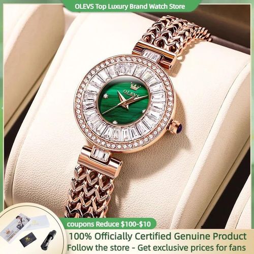 Generic Olevs Top Brand Women s Watches Fashion Small Dial Quartz Watch For Girl Light Luxury Mother Pearl Of Dial Waterproof Jumia Nigeria