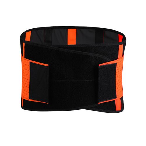 Generic (black Orange)Lumbar Back Belt Sports Waist Support