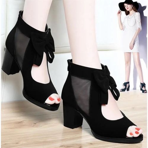 Buy Uunda Fashion Women's Fancy & Stylish Pencil Heel sandals for Women's And  Girls(Black) Online at Best Prices in India - JioMart.