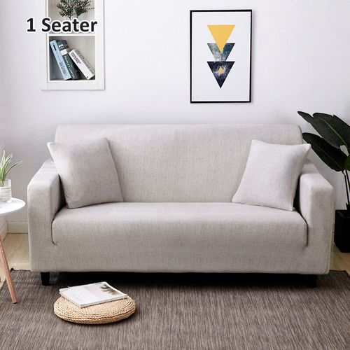 Generic 1 2 3 Seaters High Stretch Couch Cover One Piece Sofa Chair Cover Set Light Grey Furniture Protector Light Grey Jumia Nigeria