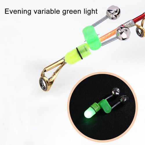 Generic LED Light Fishing Rod Bite Alarm Bells Ring Fishing