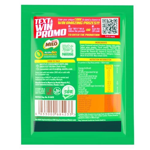 Nestle Milo 20g X 200 Satchets - image 2