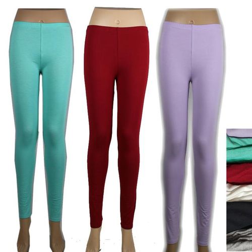 Solid Color Jeggings XS-7xl Women's Modal Cotton Leggings Pant