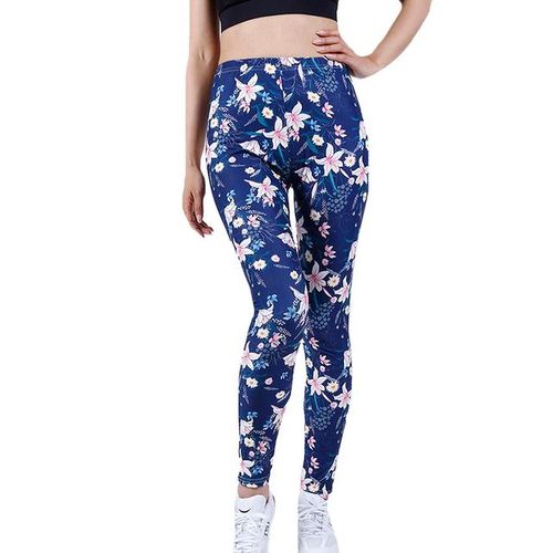 Generic Indjxnd Women Summer Pants Workout Leggings Ladies Polyester Tights  Spandex Colorful Heart Print Elastic Sexy Breathable Bottom