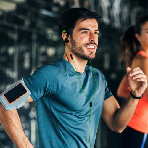 Mucro Type-C Plug In-Ear Sport Earhook Wired Stereo Headphones - Green - image 6