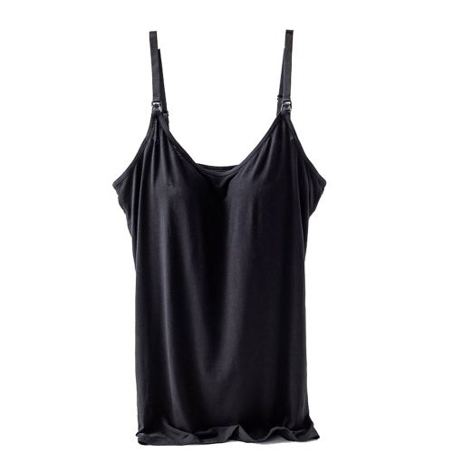 loose fitting tank top with built in bra