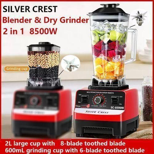 product_image_name-Generic-SILVER CREST 2 In 1 Powerful Hi Performance Grinder Blender - 10000W-1