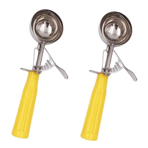 Ice Cream Scoops with Easy Trigger Stainless Steel Cookie Scoops