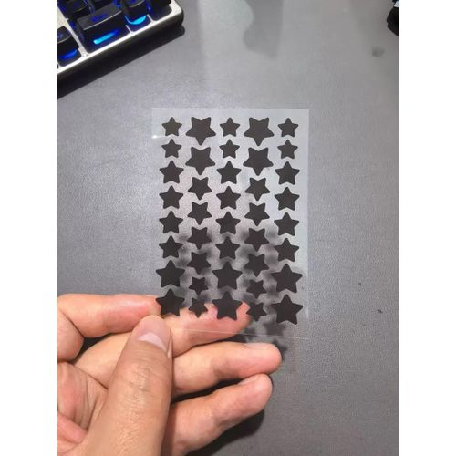 product_image_name-Generic-1- piece Black Transparent Star Hydrocolloid Acne Pimple and Blemish Patch- 40 Stars, Absorbing Cover, Waterproof, Spot Treatment-1