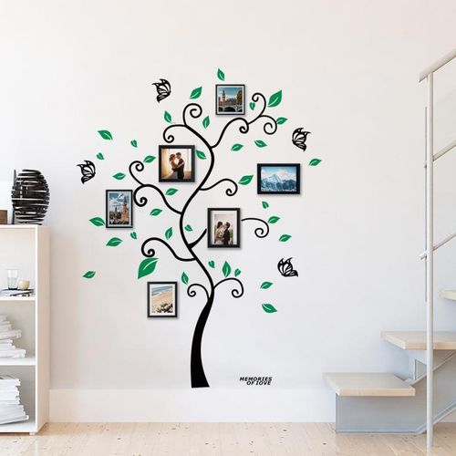 product_image_name-Generic-3D Tree Wall Stickers - DIY Photo Frame Tree Wall Decal Family Photo Frame Sticker Murals Wall Decor Living Room Bedroom TV Background Home Decorations -3