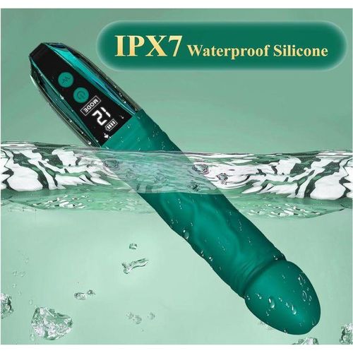 product_image_name-Generic-POWERFUL VIBRATOR SEX TOY 12 MODES VIBRATING WATERPROOF DILDO - Realistic Vibrating Dildo Plug Butt Anal G-spot Vibrator Massager -1