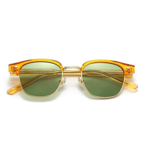 Generic Fashion Metal Polarized Sun Glasses Male Sunglasses Plate Leg Core  Insert Women's Retro Anti-Blue Light Glasses Frame