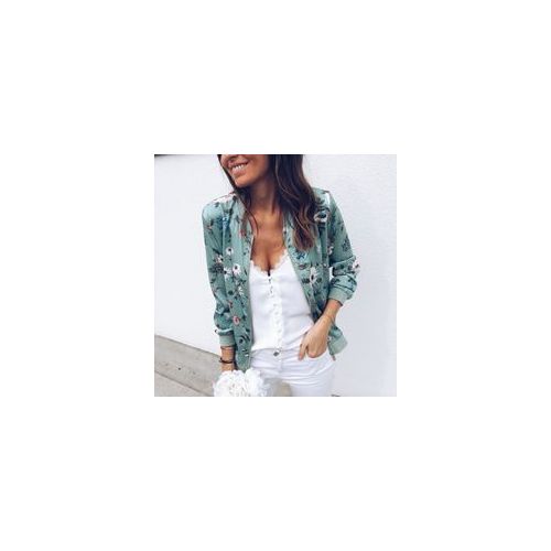 Fashion Women Floral Jackets 2019 Autumn Casual O Neck Zipper Print Pocket Er Jacket Retro Long Sleeve Female Outwears Plus Size Jumia Nigeria