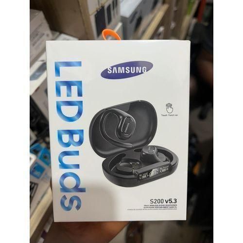 product_image_name-Generic-Samsung LED Buds S200 Wireless Super BASS Earbuds With LED Digital Display - Wireless Earphones In-ear Touch Control Bluetooth - Sports Stereo Gaming Headphone-4